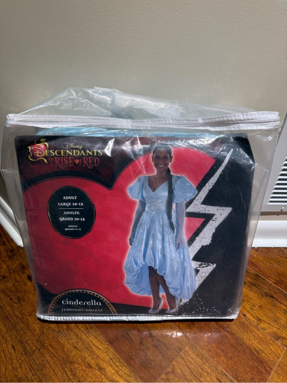 Disney Descendants The Rise of Red Cinderella Adult Costume Large 10-12